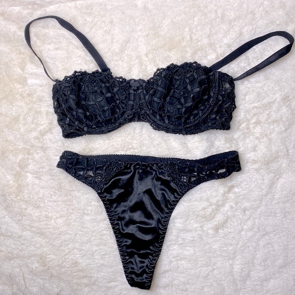 🌷RENÉ Rofé🌷 Set of 2 Bras & Matching Thong Panty NWOT - Picture 2 of 6